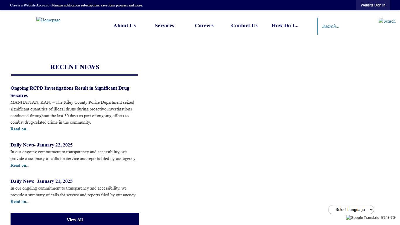 Riley County Police Department, KS Official Website